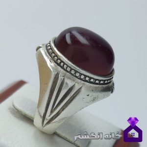 انگشتر کهنه عقیق کرزی کد032