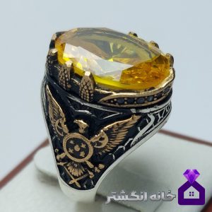 انگشتر جواهری ترک رکاب عقاب کد129
